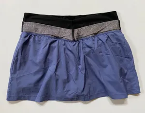 VSX Victorias Secret Womens Blue Athletic Skort Metallic Waistband‎ Small thumbnail 1
