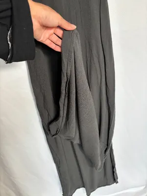Aerie charcoal gray strappy mini dress size XS thumbnail 6