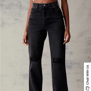 PacSun Black Distressed Dad Jeans thumbnail 3