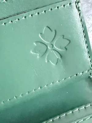 elegant Cauchy Wallet from Patricia Nash green tooled floral-embossed leather. thumbnail 7