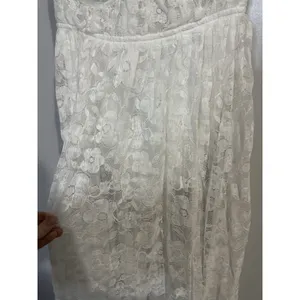 New For Love‎ and Lemons White Lace Lorena Maxi Dress Size Medium NWT Festival thumbnail 4