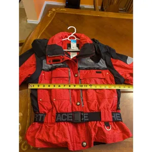 Vtg 90s North Face Extreme Ski Jacket Womens 8 Vest Coat Snow Winter Shell Red thumbnail 12