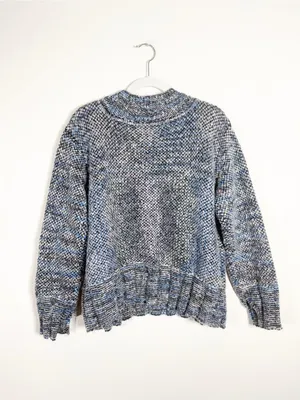 NWT Free People Cotton Candy Sweater Blue Medium thumbnail 5