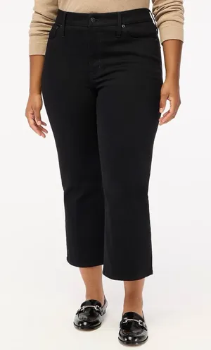 J Crew Flare Crop Jeans 30 Black NWT Bootcut‎ All Day Stretch BT057 J.Crew thumbnail 1