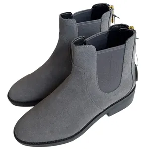 NWT Cole Haan Waterproof Leather Ankle Boots Grey Size 5 1/2 thumbnail 7