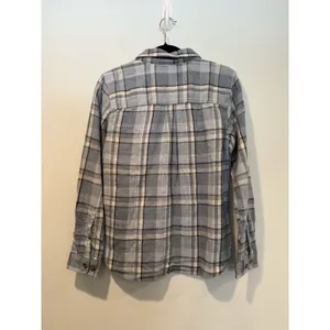 LL Bean Flannel Shirt Women Small Button Up Tartan Plaid 100% Cotton Lumberjack thumbnail 2