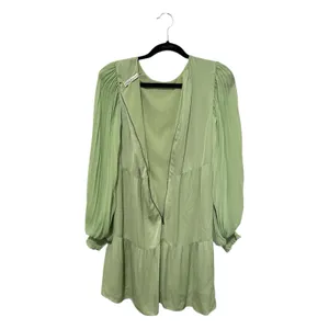 ALICE + OLIVIA Antonette Pleated Long Sleeve Dress Size S thumbnail 7