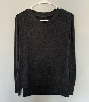 Alo Dark Gray Long Sleeve Top thumbnail 1