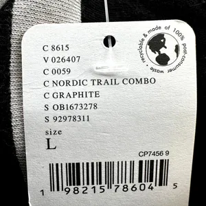 Free People All Star Buti Pullover Graphic Graphite Nordic Trail Combo L NWT thumbnail 4