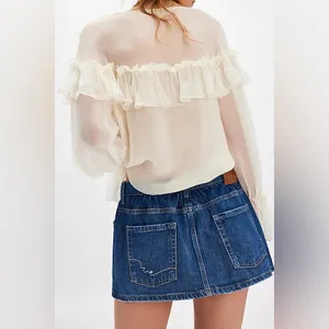 Free people Demi Denim Skort thumbnail 3