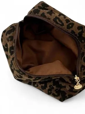 NWT Leopard Print Travel Dopp Kit Cosmetic Bag thumbnail 4