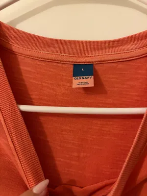 Old Navy orange tee thumbnail 2