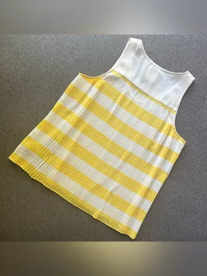 Anthropologie MAEVE Pleated Tank Top Size 6 thumbnail 7