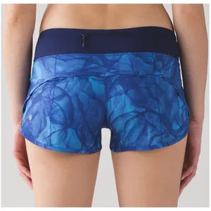 Lululemon Speed Shorts 2 1/2" Mini Midnight Tulle Multi Hero Blue 6 thumbnail 2