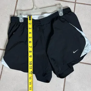 Nike‎ Dri-Fit Women Running Athletic Black/White Shorts size M thumbnail 8