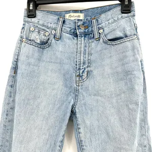 Madewell size 23 the perfect vintage‎ jean light wash 100% cotton blue jeans thumbnail 3