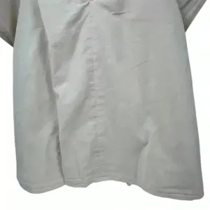 Banana Republic Women's Ivory‎ Flutter Sleeve Blouse Size M Casual thumbnail 3