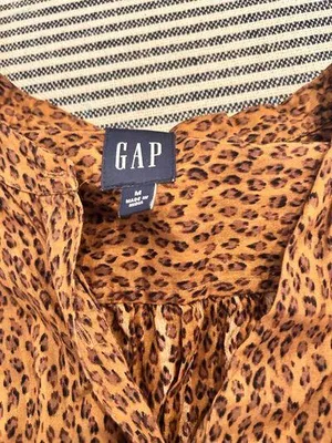 Leopard print shirt Orange Size M thumbnail 2