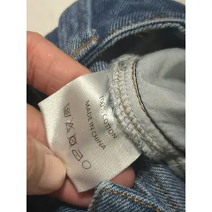 Mountex Wide Leg Double Knee Denim Utility Pants Medium Wash Blue Size 30 thumbnail 6