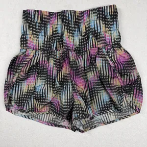 FP Movement The Way Home Printed Shorts Multicolor High Rise Size S thumbnail 1