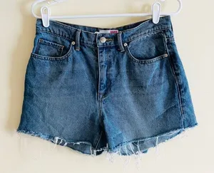 Mom Shorts High Rise Juicy by‎ Juicy Couture Denim Shorts Sz 28 thumbnail 1