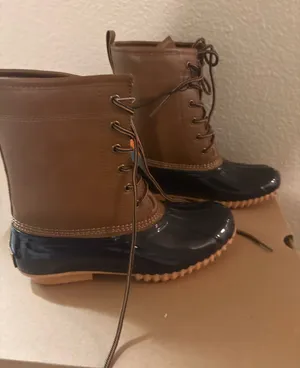 Duck boots size 8 Brown thumbnail 1