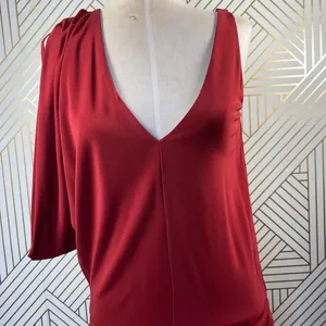 Haute Hippie Crimson Crush‎ Cowl Sleeve Mini Dress thumbnail 5