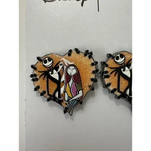 Disney BaubleBar Nightmare Before Christmas‎ Jack Sally Heart Stud Earrings New thumbnail 2