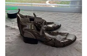 Freebird By Steven Arrow Women's Brown Leather Sandals Size 9 thumbnail 3
