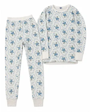Vintage HEALTHKNIT Small Womens Long John Thermal 2 Pc Set Top Bottom Floral USA thumbnail 1