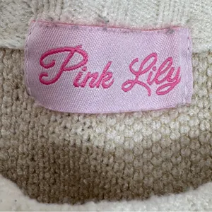 Pink Lily Animal Cheetah Print Balloon Sleeve Sweater Ivory Tan‎ Small thumbnail 10