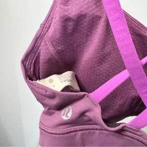 Lululemon Free to Be Serene Bra Light Support Vintage Plum / Vivid Plum thumbnail 5