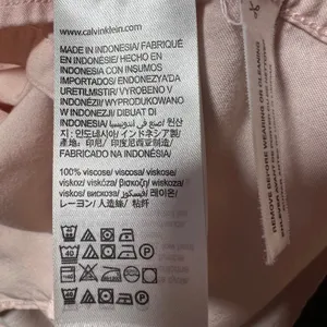 Calvin Klein Jeans Medium Blush‎ Pink Long Sleeve Viscose Button Up Shirt thumbnail 7