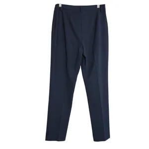 Tahari ASL Women's Size 4 Dress Pants Navy Blue Straight Leg Trousers Career thumbnail 6