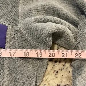 Patagonia Re-Tool Snap-T Pullover Women M Grey Purple‎ Fleece Gorpcore Polartec thumbnail 9