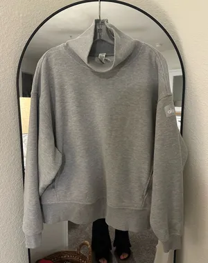 Hazy Mock Neck Alo Yoga Pullover thumbnail 1