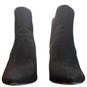 Tory Burch Black Suede Pointed Toe Chelsea Stiletto Ankle Booties 7.5 thumbnail 3