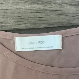 OAK + FORT Pink Pleated Sundress thumbnail 4