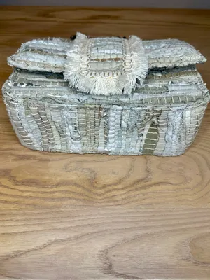 Anthropologie Belier.Belier Greta Brazilian Artisan Handmade One Of A Kind Designer Handbag thumbnail 9