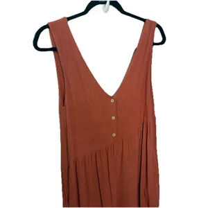 Petal + Pup Carson Sleeveless Wide Leg Rust Orange Cropped Jumpsuit Size 6 Women thumbnail 2