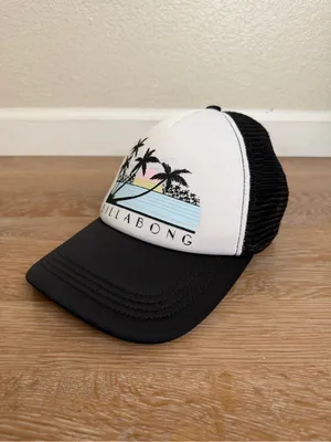 Billabong Across Waves Women's Snapback Trucker Cap Hat, OS thumbnail 3