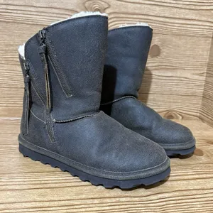 Bearpaw Mimi Boots Womens Sz 8 Brown‎ Suede Wool Lined Warm Winter 1901W-MIMI thumbnail 2