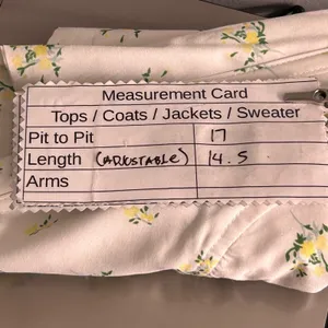 Floral Corset Top‎ Cream Small Yellow thumbnail 6