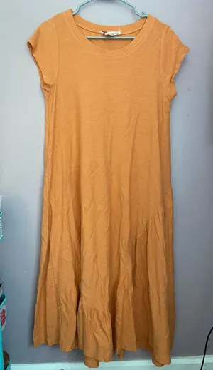 Orange Free People Beach Maxi Dress thumbnail 1