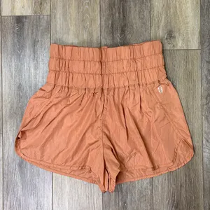 Free People Movement The Way Home Shorts Brushed Apricot Size Large thumbnail 2