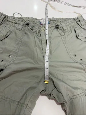 Las Olas Utility Women's Cargo Pants Sage Green Y2K Gorpcore Aesthetic Size 14 thumbnail 11