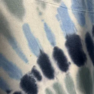 PINK Women's XS 1/4 Zip Tie Dye Sweatshirt Blue Gray Loungewear Oversized Comfy‎ thumbnail 6