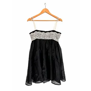 Sugar Thrillz Babydoll Whimsigoth Slip Dress Dollcore Goth Sz Small thumbnail 3