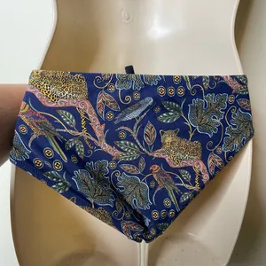 J.Crew Jungle Leopard Print Two Piece Swimsuit Blue Womens S thumbnail 5