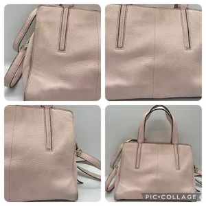 Kate‎ Spade Dominique Pink Leather Street Pebble Purse Handbag Shoulder Strap thumbnail 3